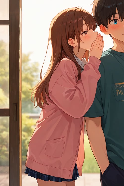 (IL Pose) Whispering in Ear | 悄悄话 耳语 by Akiseki on Tensor.Art