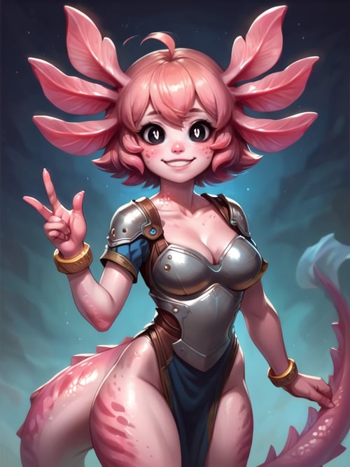 Axolotl World (Better Axolotl) CONCEPT -Pony XL- by KitsuneGirl on Tensor.Art