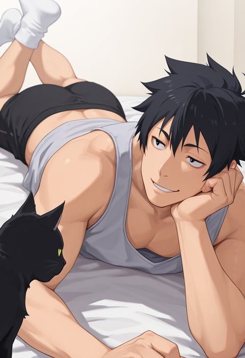 Jiro Azuma (Black Torch) by PSYREN fans on Tensor.Art