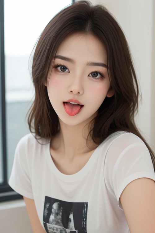 俏皮吐舌头 by 写实模型er on Tensor.Art