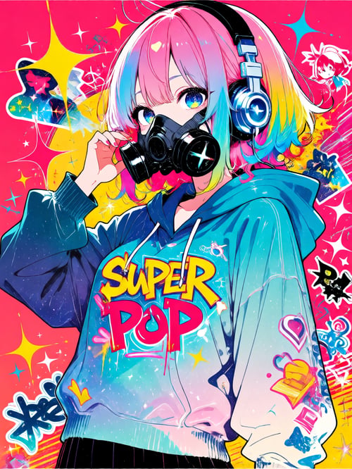 NeonPop Vibe by Izmys on Tensor.Art