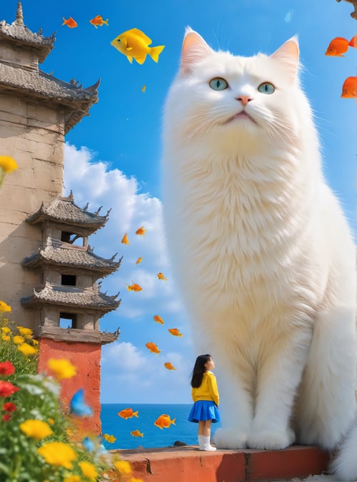large white cat by Jiudy on Tensor.Art
