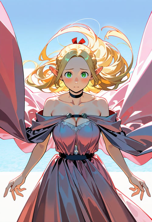 Pink Vogue Princess Dress by miaomiao on Tensor.Art