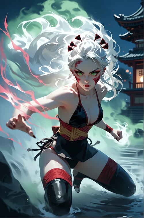 Fighting stance by inknoir on Tensor.Art