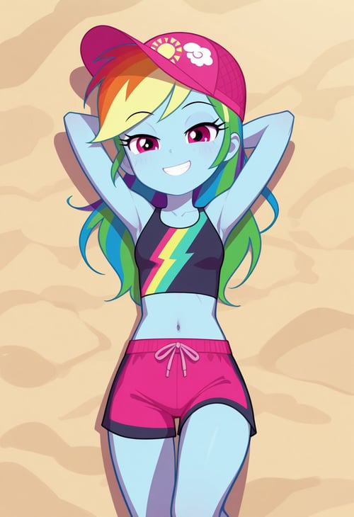 Rainbow Dash swimsuit | My little pony: Equestria by tupirish on Tensor.Art