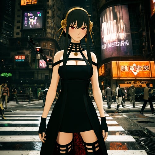 Cyberpunk City (Stellar Blade: Blood Rain) by 鬼畫符 on Tensor.Art