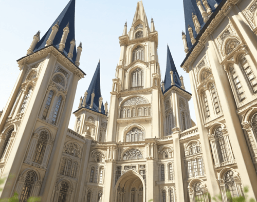 Anime Fantasy Architecture (Buildings) (NoobAI) (AD) by Min on Tensor.Art