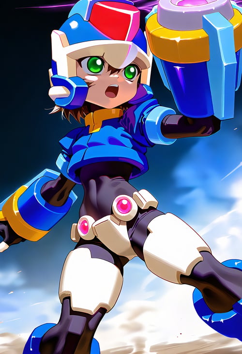 Model X - Mega Man Zx by MightyCrimson on Tensor.Art