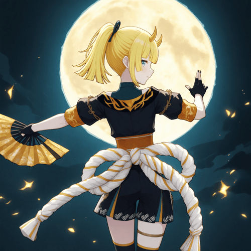 Naughty Oni Robes (Kagamine Rin) / Project SEKAI by miaomiao on Tensor.Art