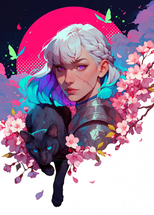 Arcane Violet | Style Lora by KDess on Tensor.Art