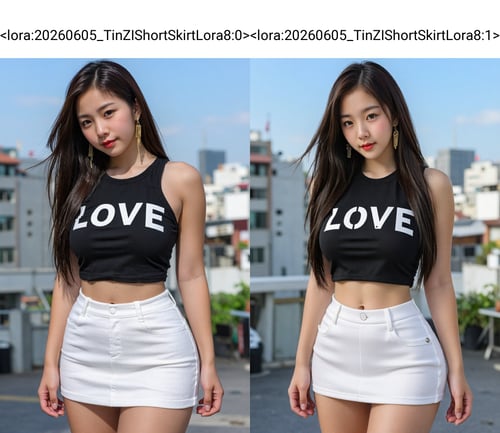 20260605_TinZIShortSkirtLora8 超短裙 by 天TIN on Tensor.Art