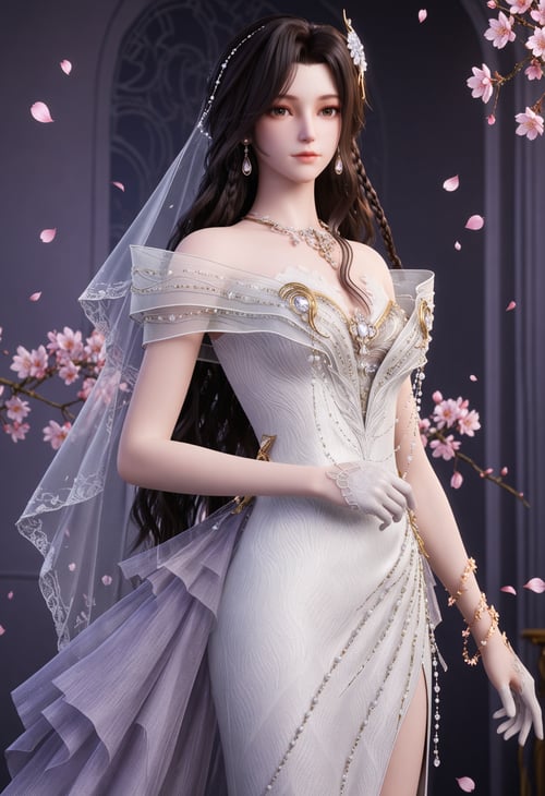 夜未央 婚服-国漫-Illustrious光辉 by 云落 on Tensor.Art