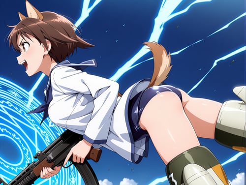 【Illustrious】 宮藤 芳佳 ストライクウィッチーズ (Miyafuji Yoshika) by sg5e3 on Tensor.Art