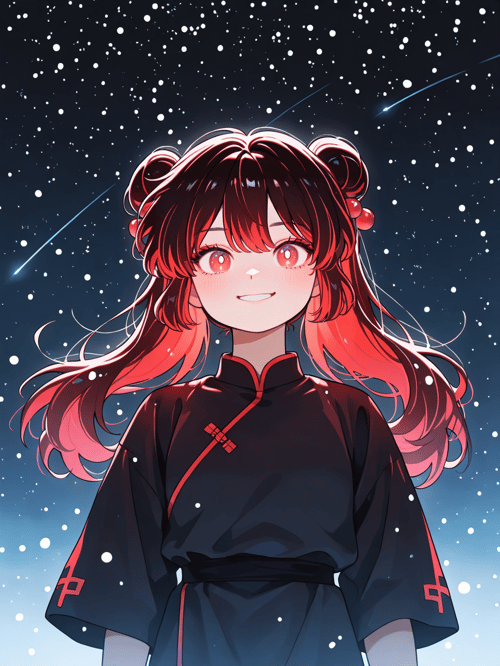 cute Retro Girl by inknoir on Tensor.Art