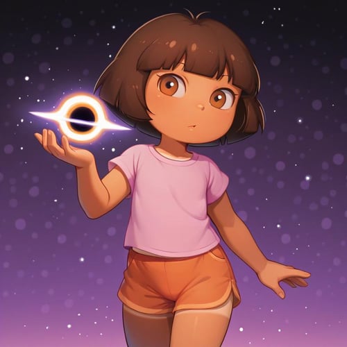 Holding Black Hole [Concept] by Leaf by Ttan on Tensor.Art