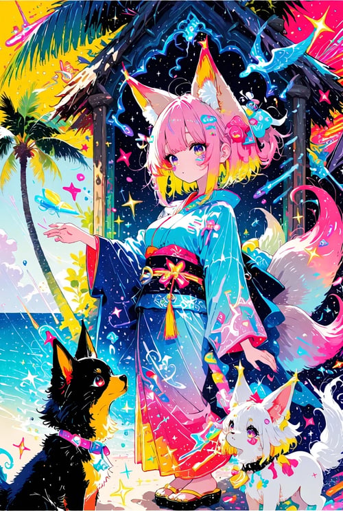 NeonPop Vibe by Izmys on Tensor.Art