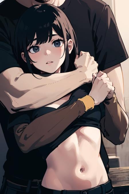Choking - single arm hold by user_620924968443704829 on Tensor.Art