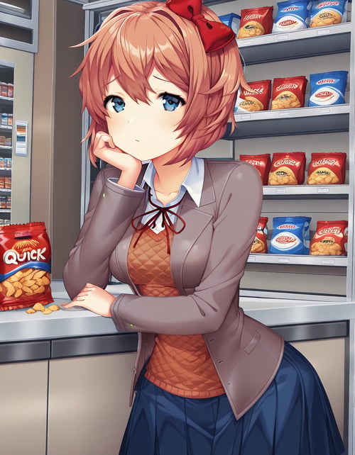 Sayori (Doki Doki Literature Club) - Nochekaiser88 by GleamingBlue on Tensor.Art