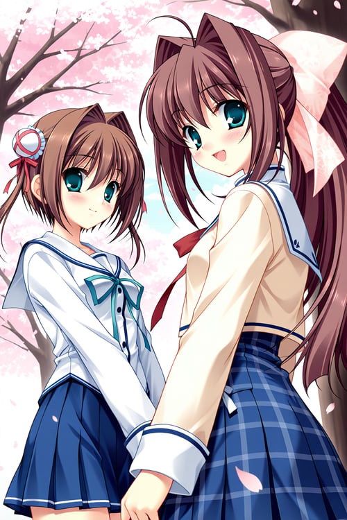 朝倉姉妹(D.C.II 〜ダ・カーポII〜)/ Asakura Sisters (D.C.II) by azrakuC on Tensor.Art