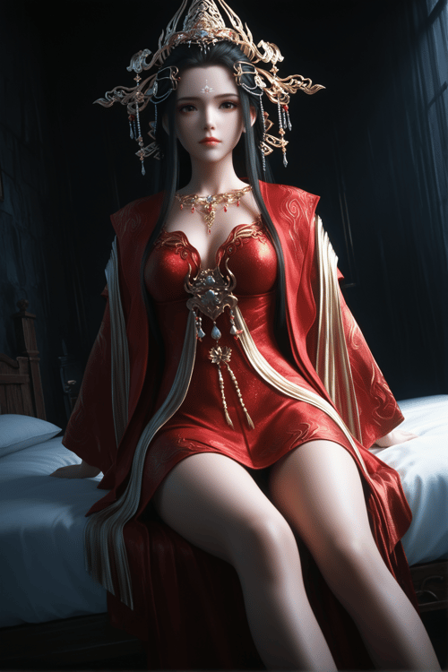 苍月_婚服__Illustrious by 曦 on Tensor.Art