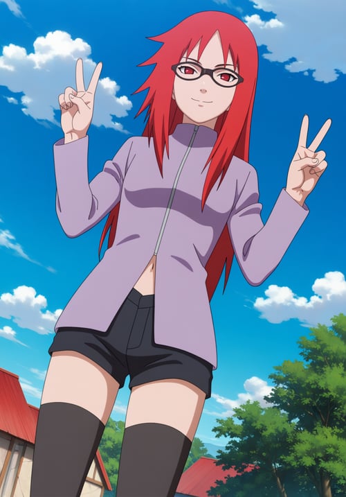 Karin Uzumaki Naruto Shippuden (Two outfits) |Ilus by Cuervo on Tensor.Art