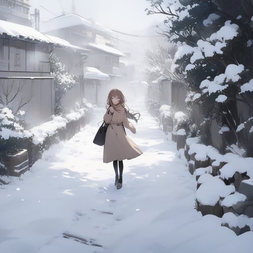 积雪绿化带 by 超市里扫货 on Tensor.Art