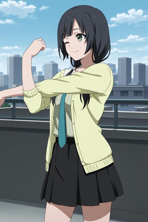 Ema Yasuhara 安原 絵麻 (SHIROBAKO) - Player1ready by Ttan on Tensor.Art