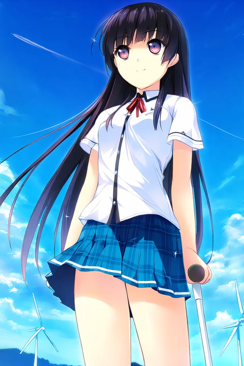 羽々音 小鳥(この大空に、翼をひろげて)/ Kotori Habane (If My Heart H by azrakuC on Tensor.Art
