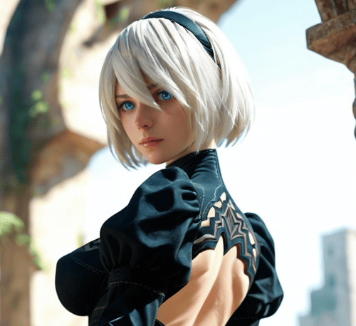 2B NIER 04 - illustrious by Min on Tensor.Art