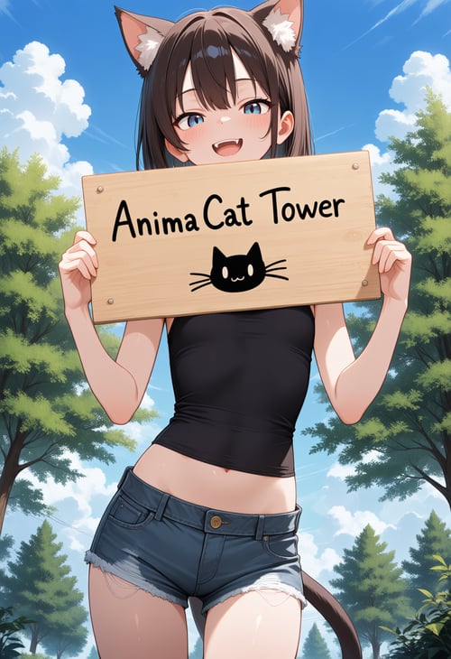Anima Cat Tower by miaomiao on Tensor.Art