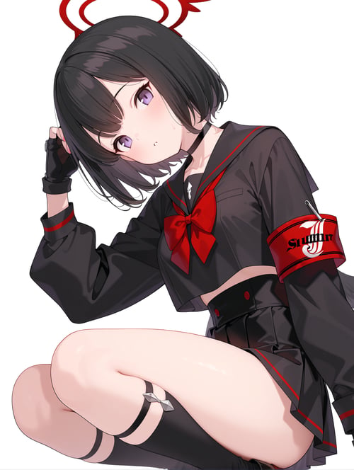 【Illustrious】 静山 マシロ ブルーアーカイブ (Shizuyama Mashiro)( by sg5e3 on Tensor.Art