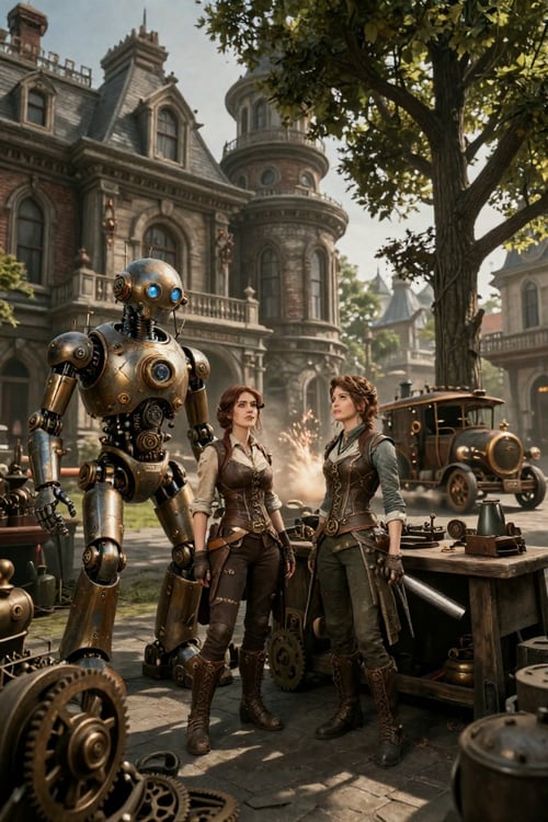 FLUX/Z-IMAGE: Steampunk Sovereign XL by hekyo on Tensor.Art