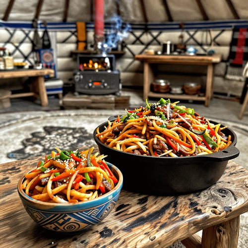 Mongolian Dishes by Antu2025 on Tensor.Art
