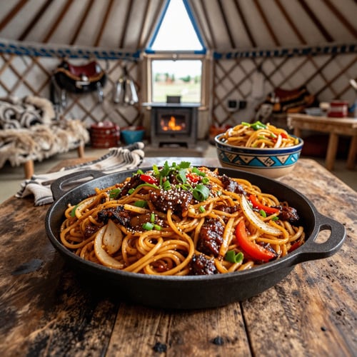 Mongolian Dishes by Antu2025 on Tensor.Art