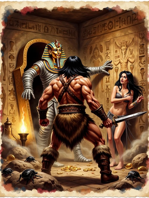 mummy, scene by user_crazydragon62040 on Tensor.Art
