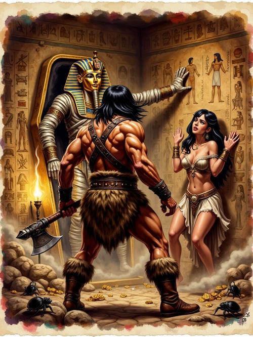 mummy, scene by user_crazydragon62040 on Tensor.Art