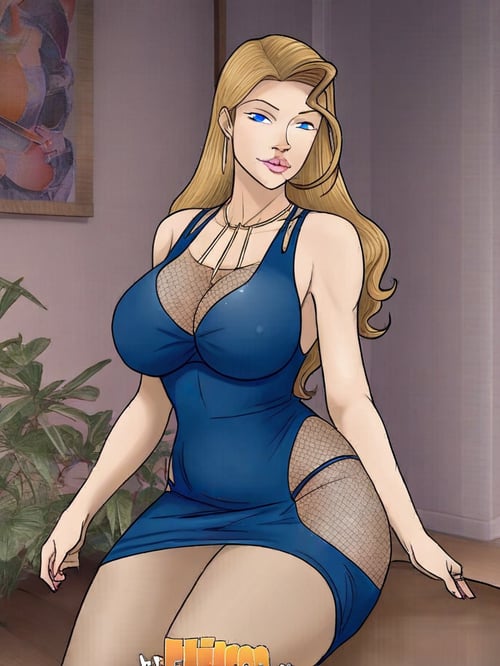 Milftoon - The Party - Aunt by Webhead on Tensor.Art