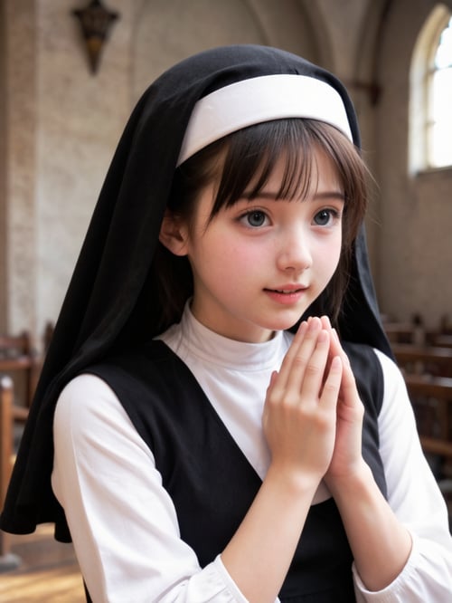 Nun girl by Owala_Koala on Tensor.Art