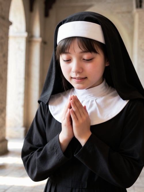 Nun girl by Owala_Koala on Tensor.Art