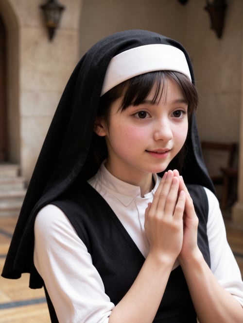 Nun girl by Owala_Koala on Tensor.Art