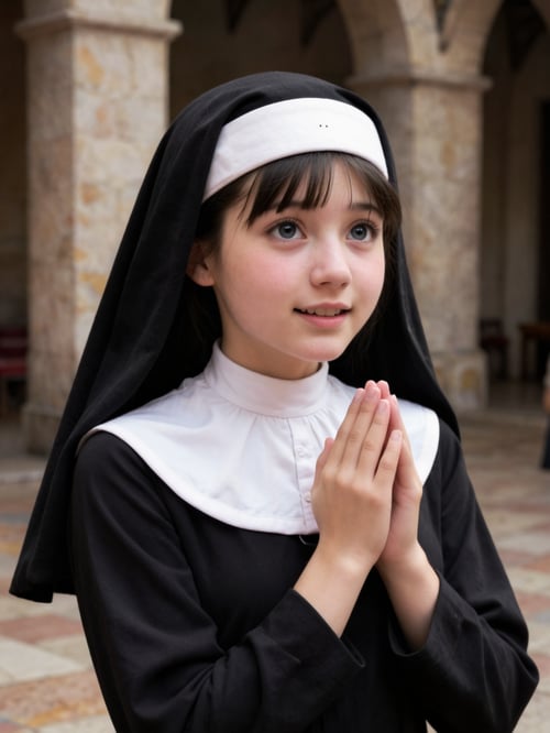 Nun girl by Owala_Koala on Tensor.Art