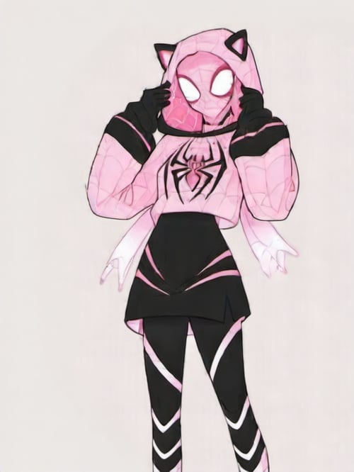 Pink spider gril by Joyaiart on Tensor.Art