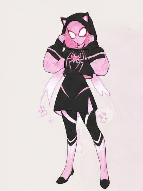 Pink spider gril by Joyaiart on Tensor.Art