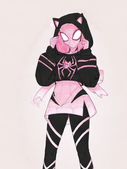 Pink spider gril by Joyaiart on Tensor.Art