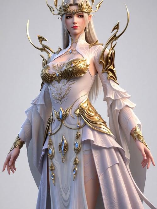 X美杜莎斗圣白衣-斗破苍穹 by DeepBlue藍心 on Tensor.Art