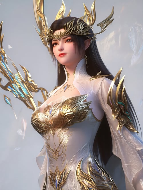 ai美杜莎斗圣白衣-斗破苍穹-Qwen by OpenArt on Tensor.Art