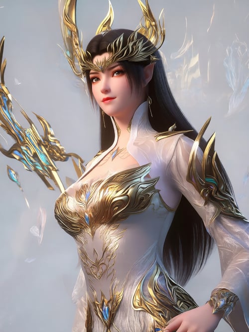 ai美杜莎斗圣白衣-斗破苍穹-Qwen by OpenArt on Tensor.Art