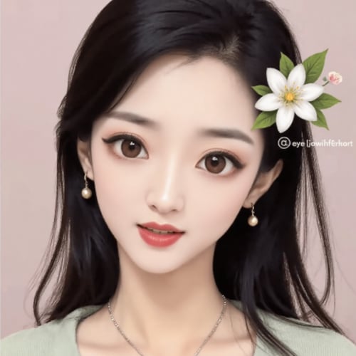Pure and innocent beauty by AI player on Tensor.Art