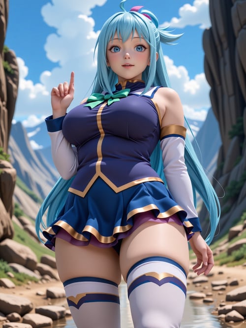 aqua (konosuba) - FLUX - MK380 by Moisesk380sv on Tensor.Art