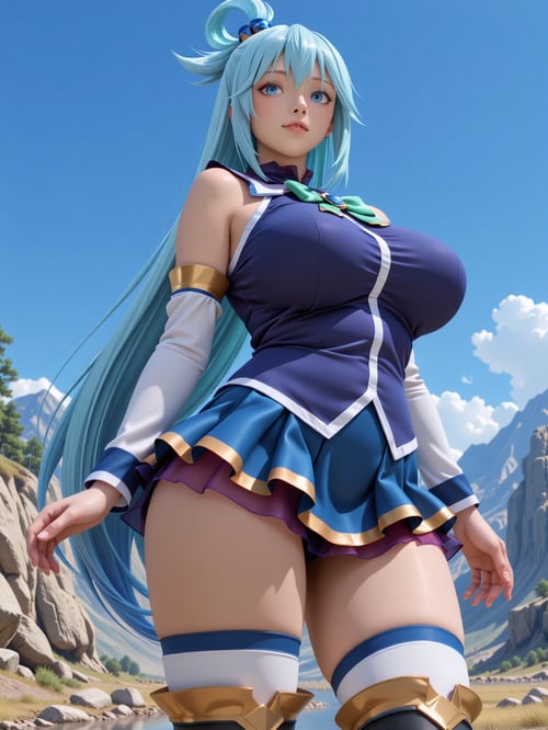 aqua (konosuba) - FLUX - MK380 by Moisesk380sv on Tensor.Art